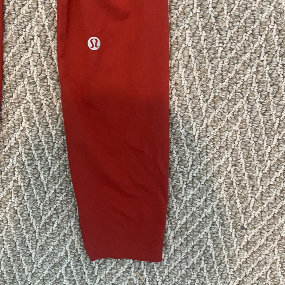 Lulu Lemon Running Pants In Rust Color - image 3